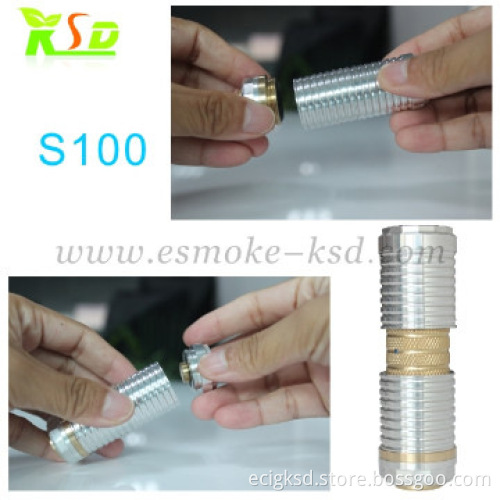 Ecig best seller Mechanical Mod S100 in EU market with best price